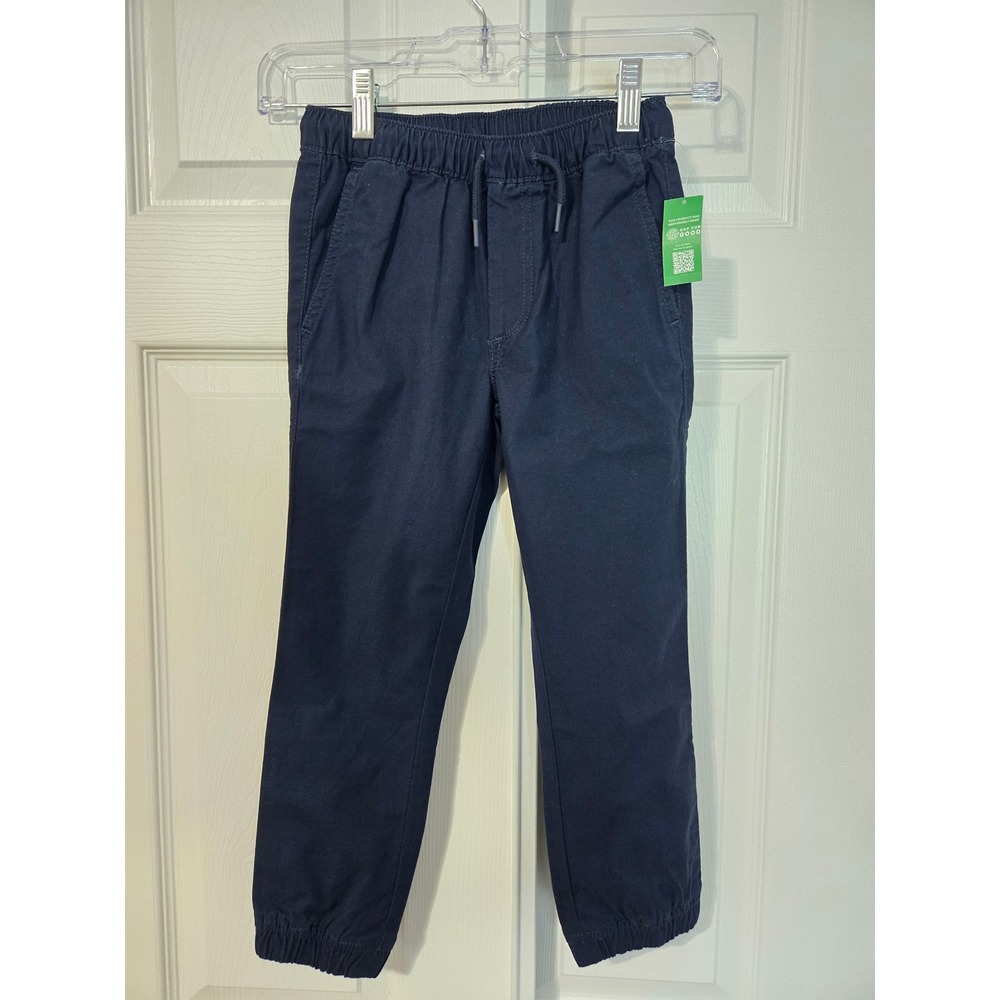 Gap Kids Everyday Jogger Pants Navy Blue Boys Size S 6-7 NWT 707988-00-1